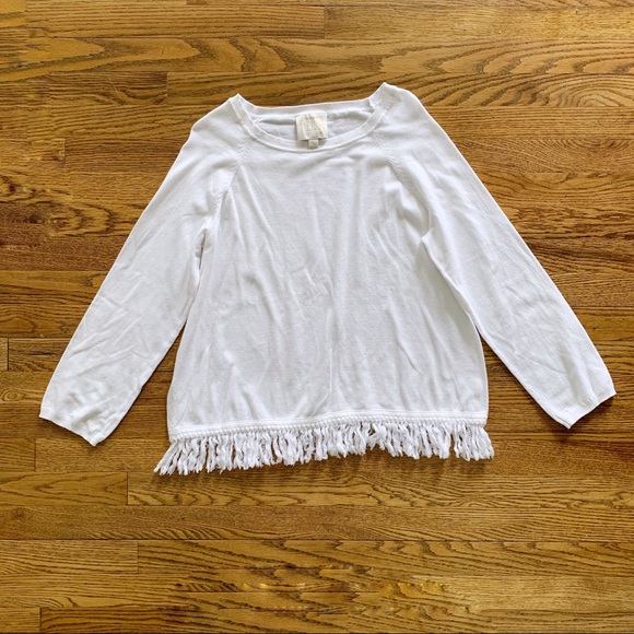 Sail to Sable | white tassel top! - Picture 3 of 7